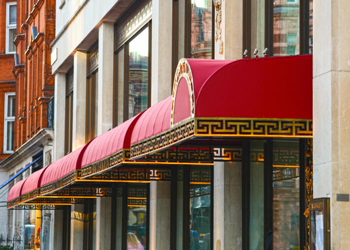 Very Special Canopies for Bacchanalia, London Morco Blinds