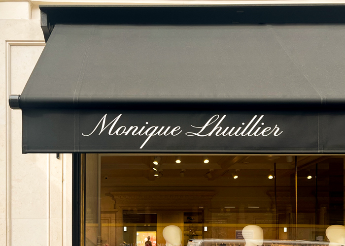 Branded Awning Monique Lhuillier