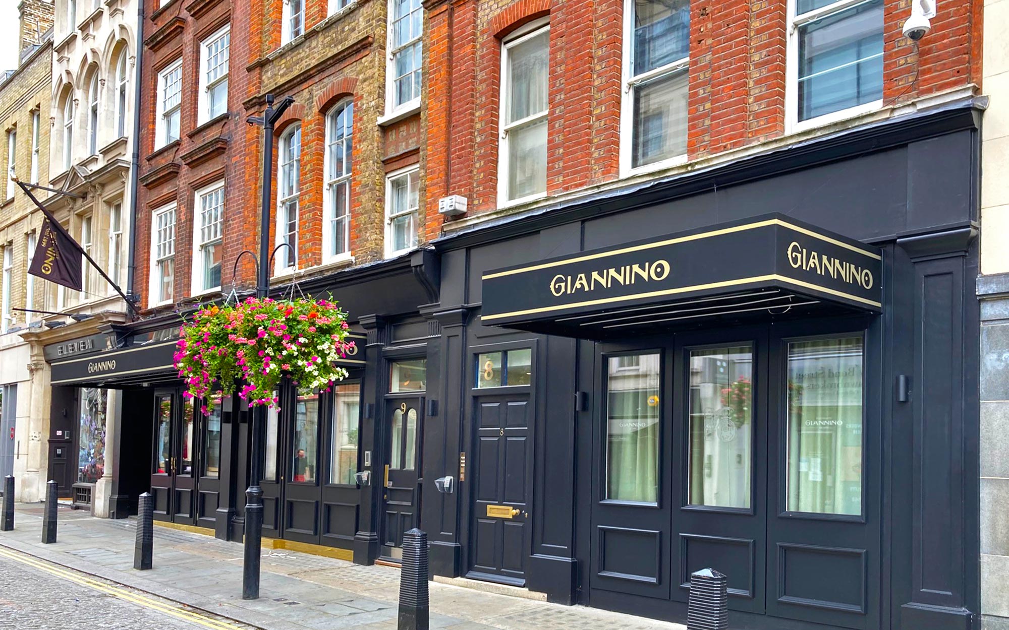 Canopy Design in London for Giannino
