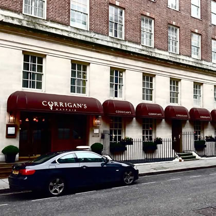Rib Bespoke® canopy was chosen for Richard Corrigans Mayfair restaurant