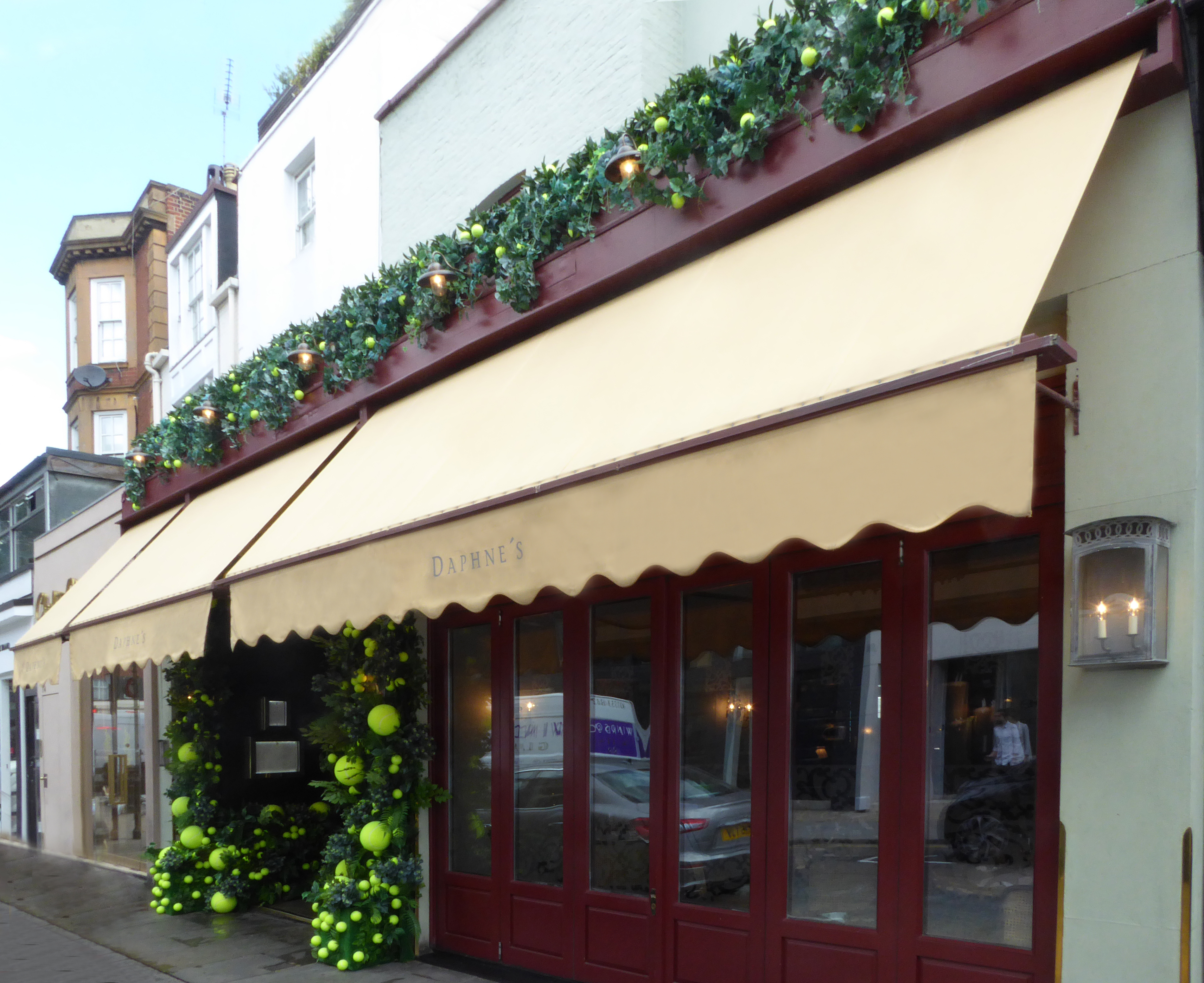 Victorian awning Daphne's