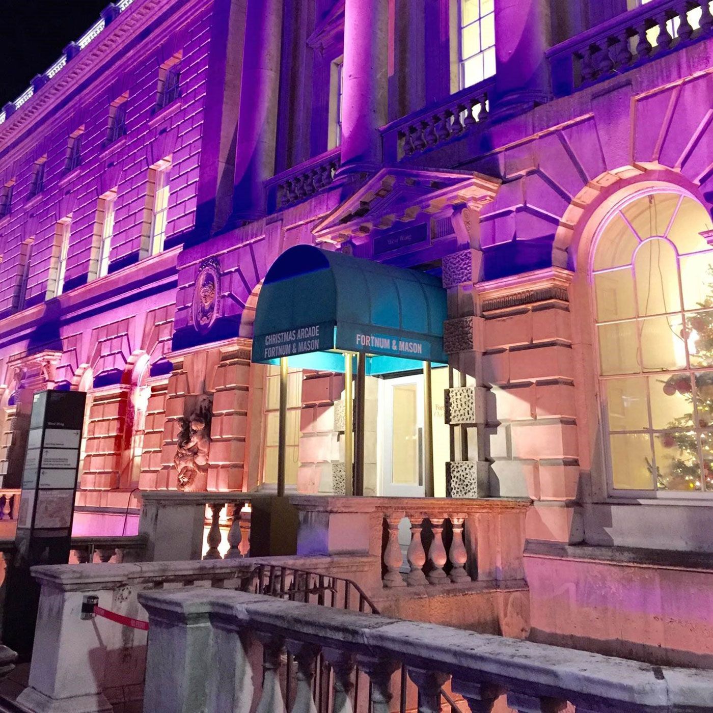 Awning at Fortnum Lodge