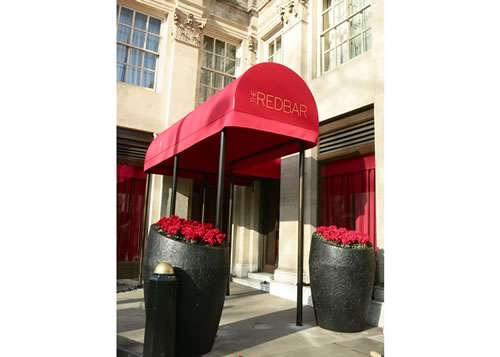 Entrance canopy at the Grosvenor