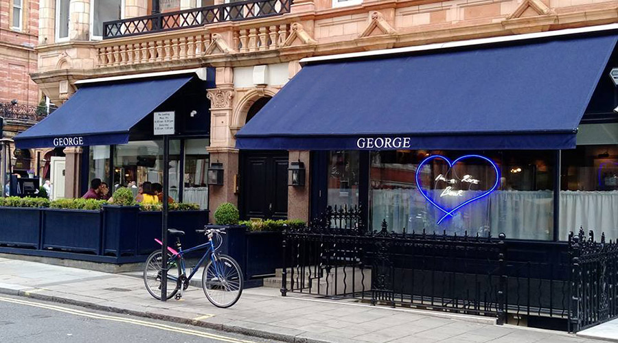 Victorian awnings at George