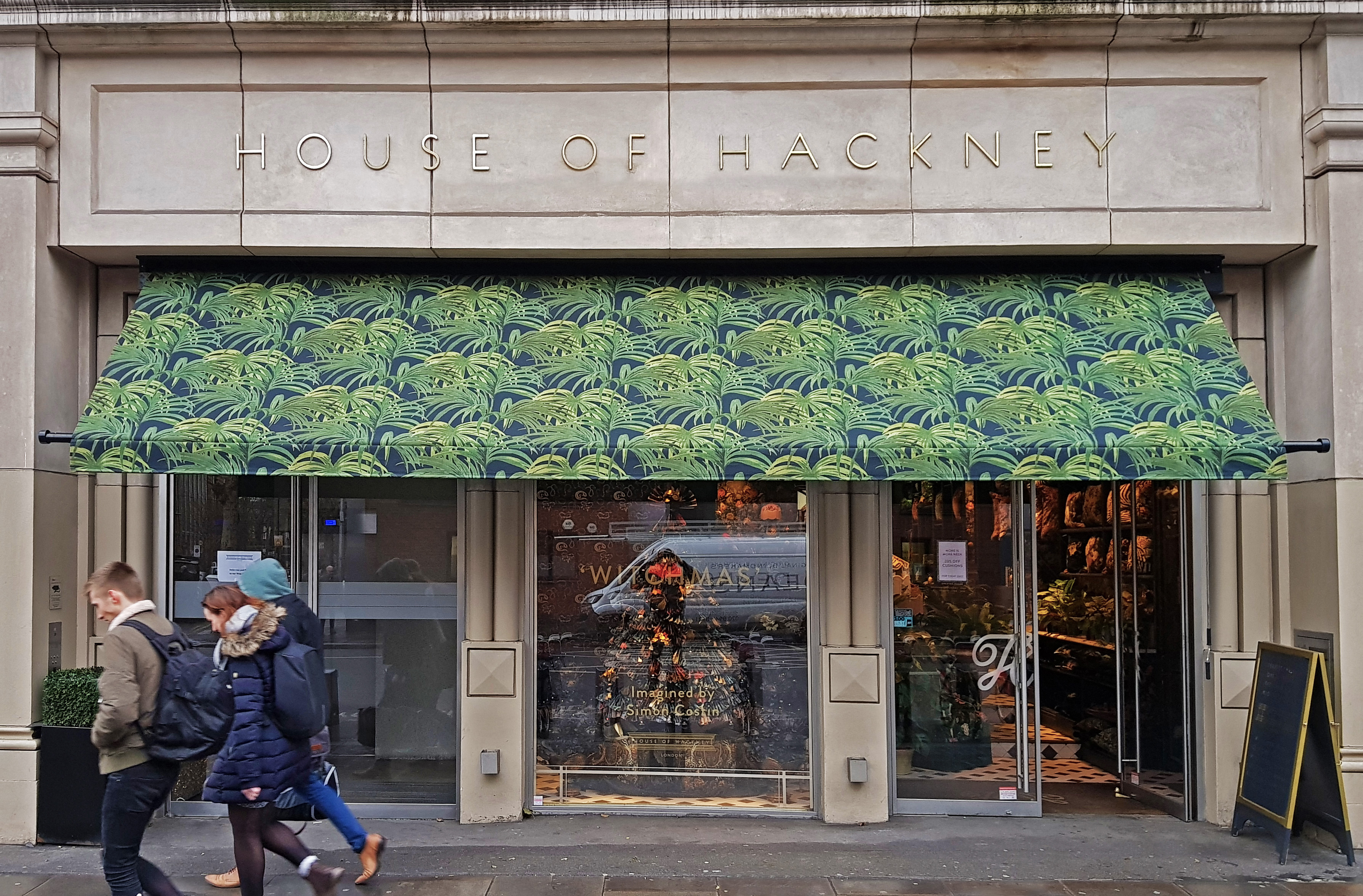 Greenwich awning at House of Hackney
