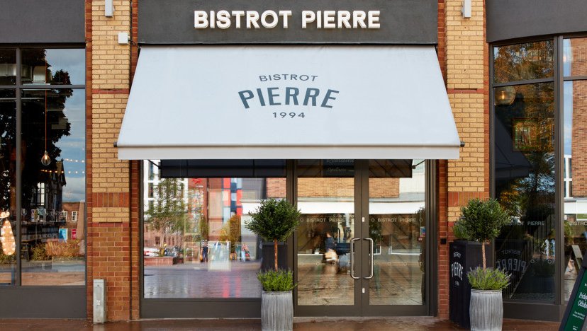 Greenwich awning Le Bistrot Pierre