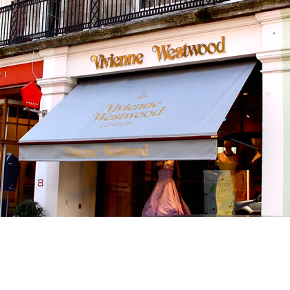 Victorian Shop Awning for Vivian Westwood