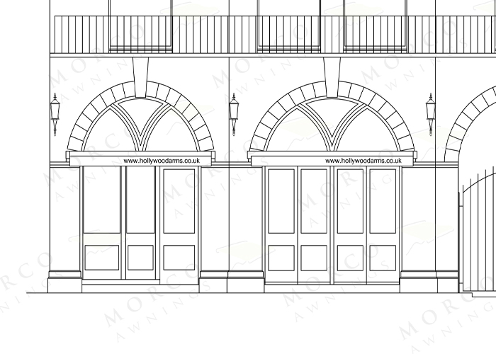 Awning and canopy Specification drawings 