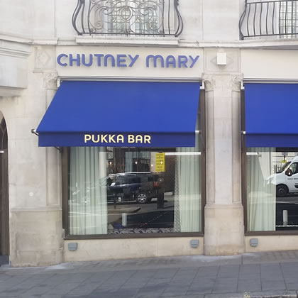 Greenwich Awning® for Chutney Mary