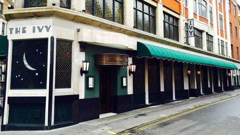 Restaurant awnings for The Ivy 1