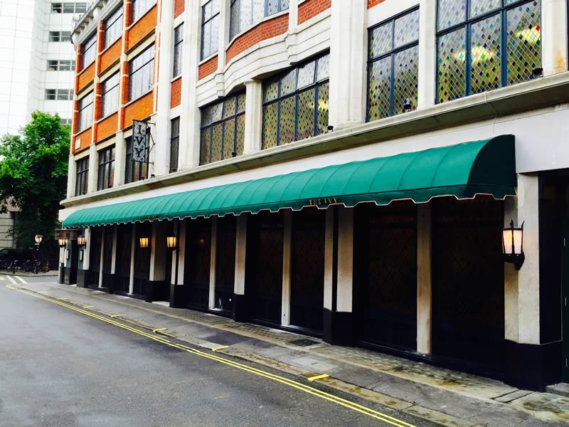 Restaurant awnings for The Ivy 3