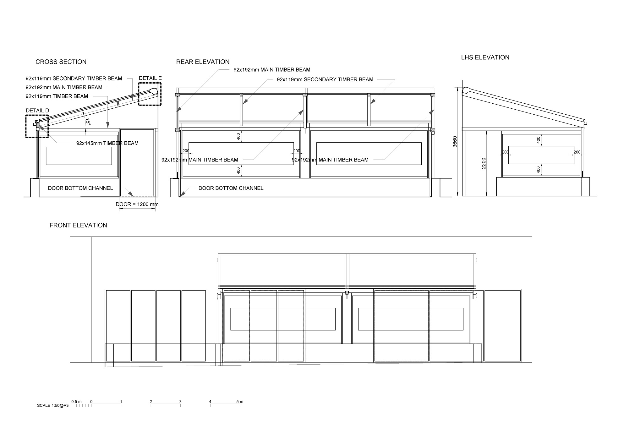 Specification Drawing by Morco Blinds